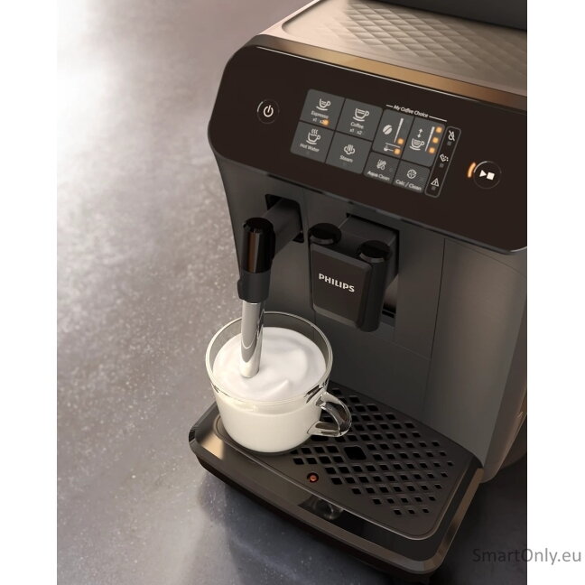 Philips Coffee Maker | EP0824/00 | Pump pressure 15 bar | Built-in milk frother | Fully Automatic | 1500 W | Black 4 Philips Coffee Maker | EP0824/00 | Pump pressure 15 bar | Built-in milk frother | Fully Automatic | 1500 W | Black 4