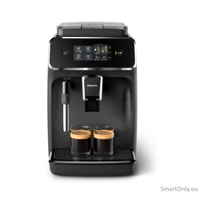 Philips Coffee Maker | EP2220/10 | Pump pressure 15 bar | Built-in milk frother | Automatic | 1500 W | Black 1 Philips Coffee Maker | EP2220/10 | Pump pressure 15 bar | Built-in milk frother | Automatic | 1500 W | Black 1