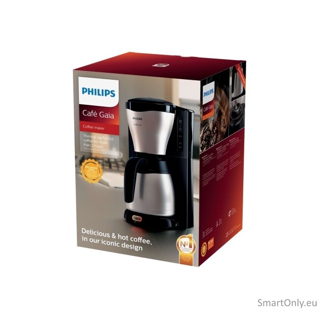 Philips | Coffee Maker | HD7546/20 | Drip | 1000 W | Black/Metal 3
