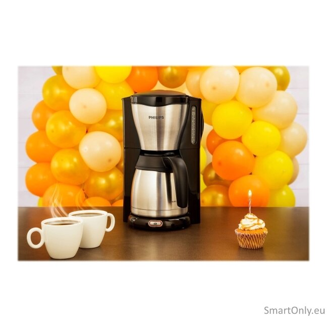 Philips | Coffee Maker | HD7546/20 | Drip | 1000 W | Black/Metal 8
