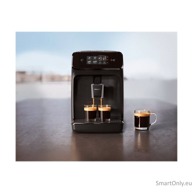 Philips | Coffee maker Series 1200 | EP1200/00 | Pump pressure 15 bar | Automatic | 1500 W | Black 9