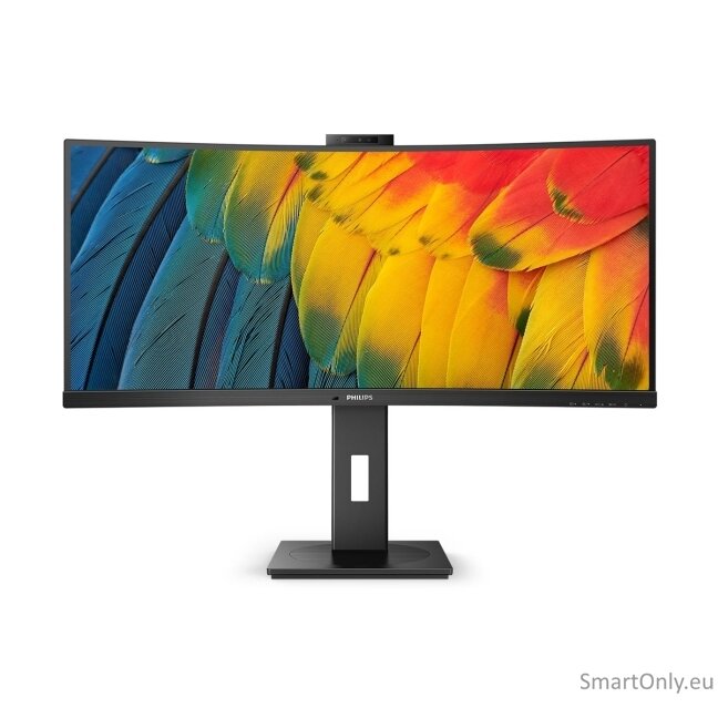 Philips | Curved Monitor | 34B1U5600CH/00 | 34 " | VA | WQHD | 21:9 | 120 Hz | 4 ms | 3440 x 1440 | 350 cd/m² | HDMI ports quantity 1 | Black 35
