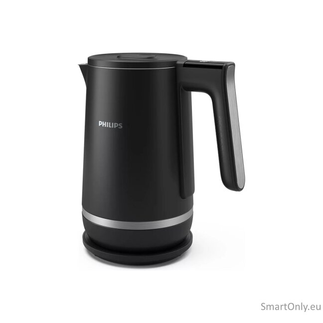 Philips | Double-walled Kettle | HD9396/90 7000 series | Electric | 2200 W | 1.7 L | Metal | 360° rotational base | Black 5