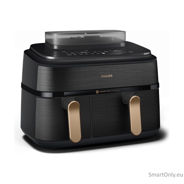 Philips Dual Steam Air Fryer | NA552/00 5000 Series | Power 2750 W | Capacity 9 L | RapidAir Plus | Black 5