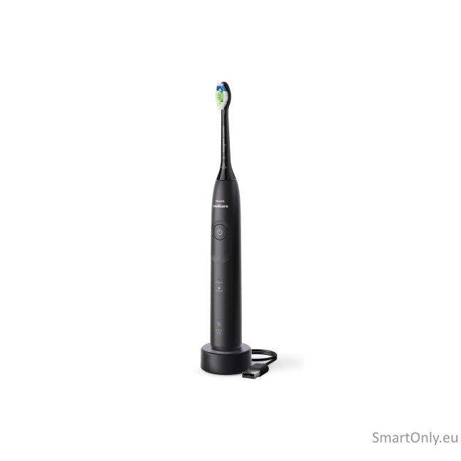 Philips | Electric Toothbrush | HX7111/01 Sonicare Series 5500 | Rechargeable | For adults | Number of brush heads included 1 | Number of teeth brushing modes 2 | Black 4