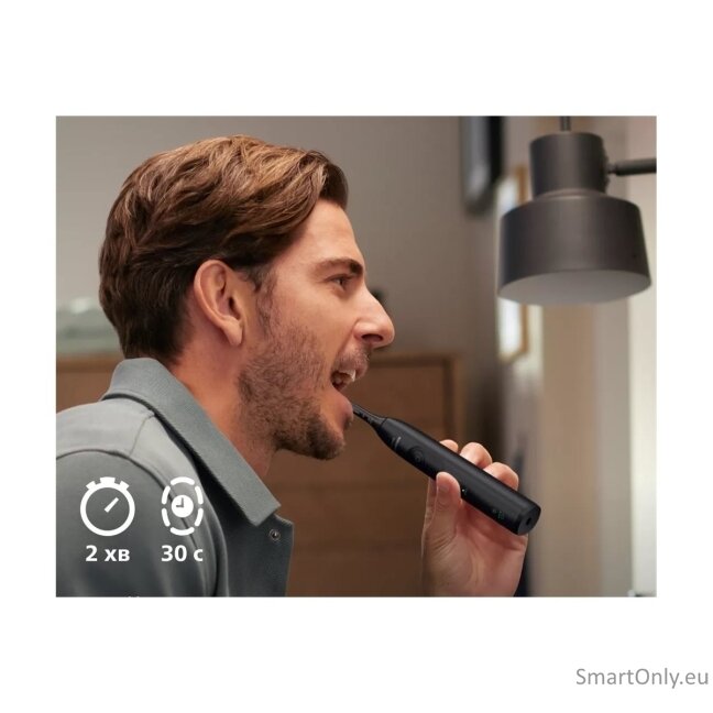 Philips | Electric Toothbrush | HX7111/01 Sonicare Series 5500 | Rechargeable | For adults | Number of brush heads included 1 | Number of teeth brushing modes 2 | Black 5 Philips | Electric Toothbrush | HX7111/01 Sonicare Series 5500 | Rechargeable | For adults | Number of brush heads included 1 | Number of teeth brushing modes 2 | Black 5