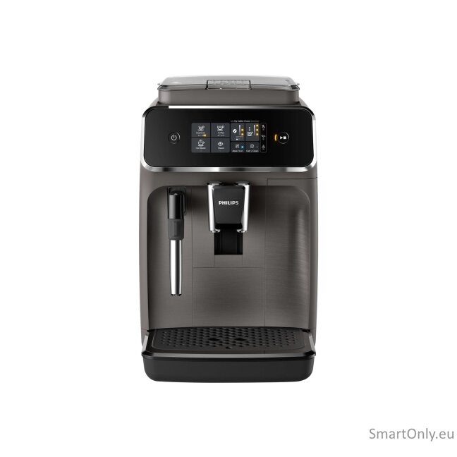 Philips | Espresso Coffee Maker | EP2224/10 | Pump pressure 15 bar | Built-in milk frother | Fully automatic | Kashmir Gray 6 Philips | Espresso Coffee Maker | EP2224/10 | Pump pressure 15 bar | Built-in milk frother | Fully automatic | Kashmir Gray 6