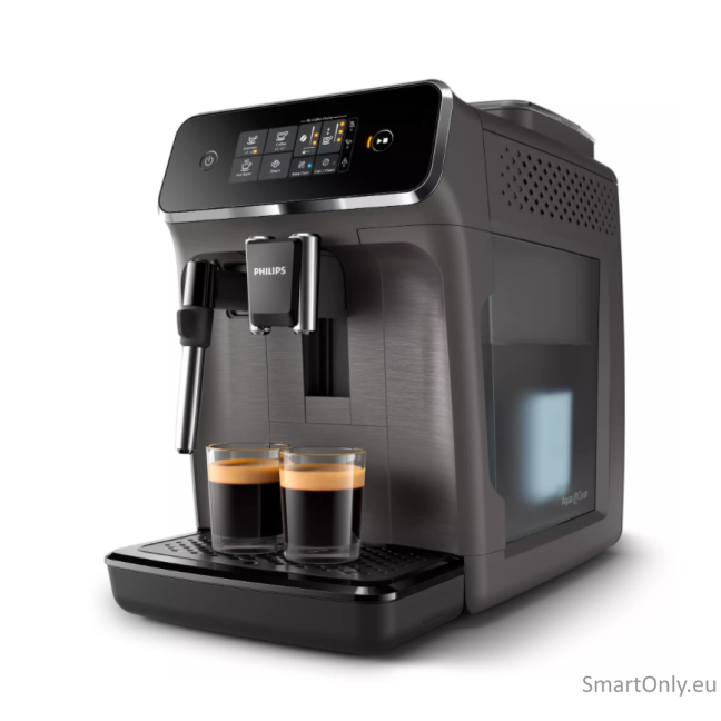 Philips | Espresso Coffee Maker | EP2224/10 | Pump pressure 15 bar | Built-in milk frother | Fully automatic | Kashmir Gray