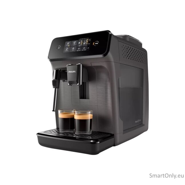 Philips | Espresso Coffee maker Series 1200 | EP1224/00 | Pump pressure 15 bar | Built-in milk frother | Fully automatic | 1500 W | Light Gray 4
