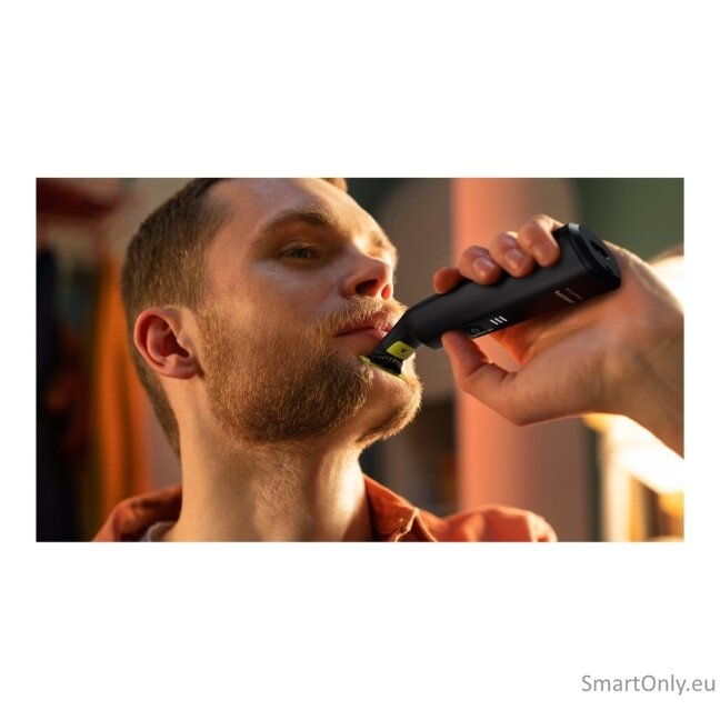 Philips Face and Body Shaver | QP6542/15 OneBlade Pro 360 | Operating time (max) 90 min | Wet & Dry | Lithium Ion | Black 11