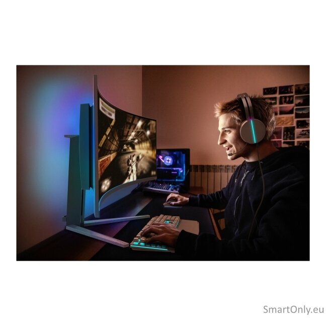 Philips | Gaming Monitor | 49M2C8900/00 | 48.9 " | 32:9 | 240 Hz | 0.03 ms | 5120 x 1440 pixels | 450 cd/m² | HDMI ports quantity 2 15 Philips | Gaming Monitor | 49M2C8900/00 | 48.9 " | 32:9 | 240 Hz | 0.03 ms | 5120 x 1440 pixels | 450 cd/m² | HDMI ports quantity 2 15