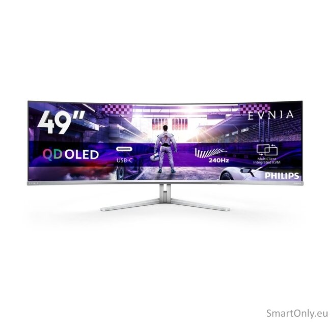 Philips | Gaming Monitor | 49M2C8900/00 | 48.9 " | 32:9 | 240 Hz | 0.03 ms | 5120 x 1440 pixels | 450 cd/m² | HDMI ports quantity 2 89