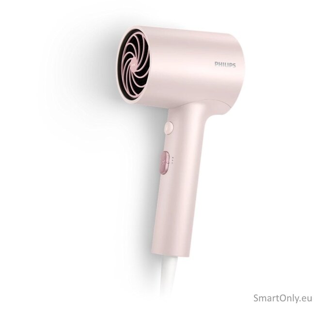 Philips | Hair dryer | BHD321/50 3000 Series | 1600 W | Number of temperature settings 2 | Ionic function | Pink 1