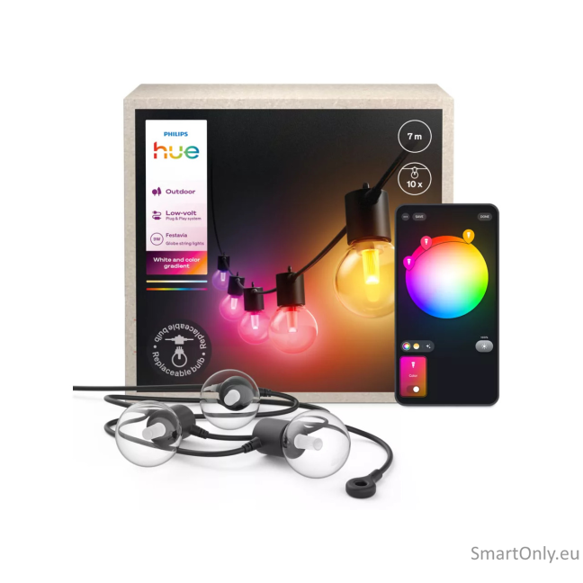 Philips Hue Festavia globe string 7m 10bulb EU|Philips Hue 5 Philips Hue Festavia globe string 7m 10bulb EU|Philips Hue 5