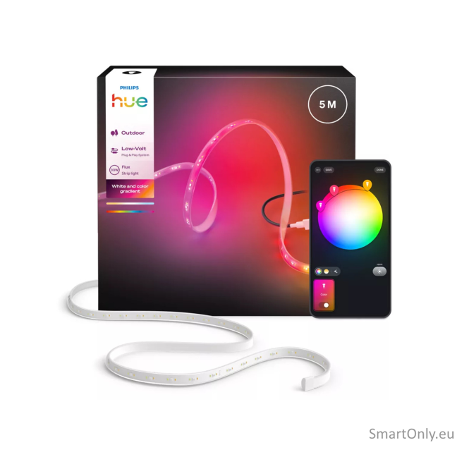 Philips Hue Flux outdoor strip light 5m EU|Philips Hue 3 Philips Hue Flux outdoor strip light 5m EU|Philips Hue 3