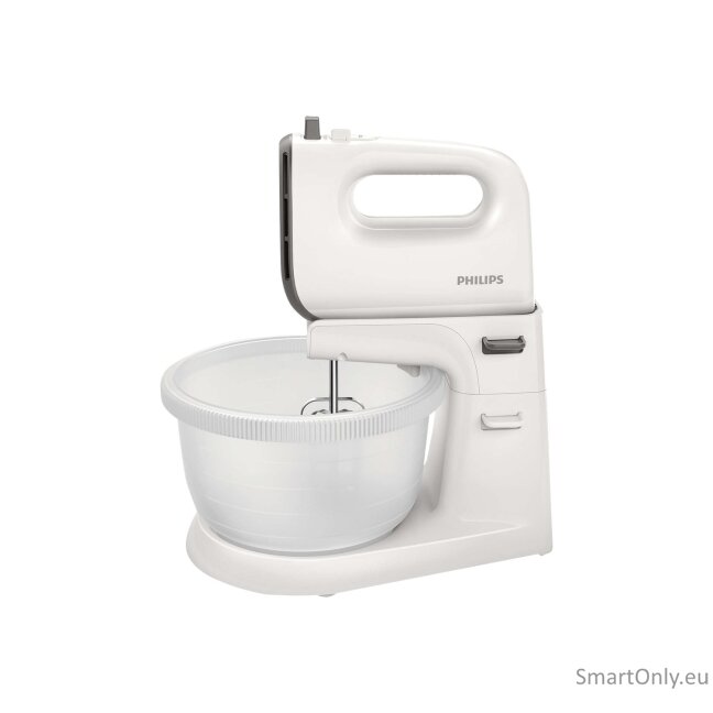 Philips | Mixer | HR3745/00 Series 5000 | Hand Mixer | 450 W | Number of speeds 5 | Turbo mode | White Philips | Mixer | HR3745/00 Series 5000 | Hand Mixer | 450 W | Number of speeds 5 | Turbo mode | White