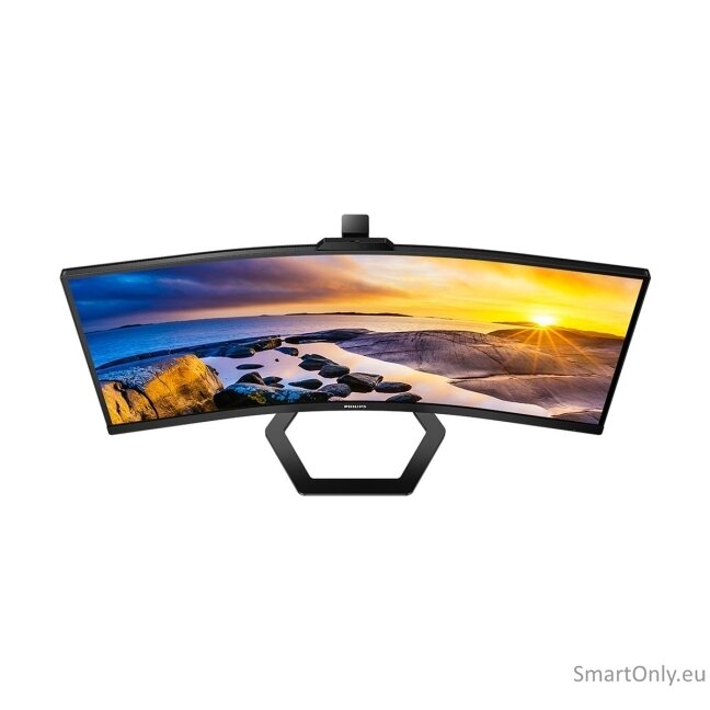 Philips | Monitor with Windows Hello Webcam | 34E1C5600HE/00 | 34 " | VA | 21:9 | 100 Hz | 4 ms | 3440 x 1440 pixels | 300 cd/m² | HDMI ports quantity 1 | Black | Warranty 36 month(s) 12 Philips | Monitor with Windows Hello Webcam | 34E1C5600HE/00 | 34 " | VA | 21:9 | 100 Hz | 4 ms | 3440 x 1440 pixels | 300 cd/m² | HDMI ports quantity 1 | Black | Warranty 36 month(s) 12