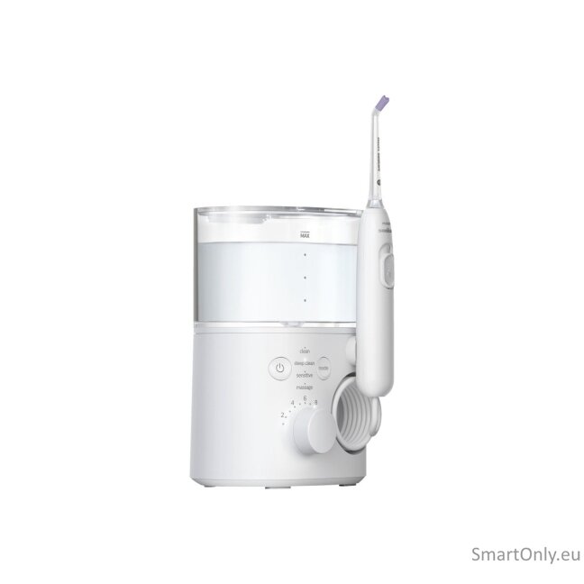 Philips Oral Irrigator HX3911/40 Sonicare Power Flosser 7000 600 ml, Number of heads 4, White 4