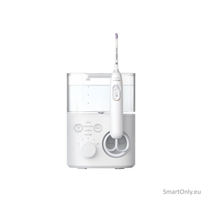 Philips Oral Irrigator HX3911/40 Sonicare Power Flosser 7000 600 ml, Number of heads 4, White 5 Philips Oral Irrigator HX3911/40 Sonicare Power Flosser 7000 600 ml, Number of heads 4, White 5