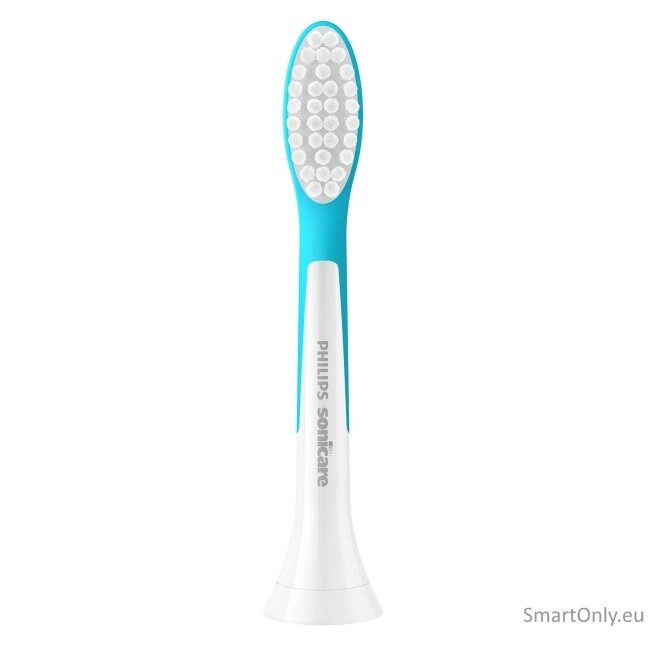 Philips Replacement brush heads | HX6044/90 Sonicare For Kids7+ | Heads | For kids | Number of brush heads included 4 | White/Blue 1