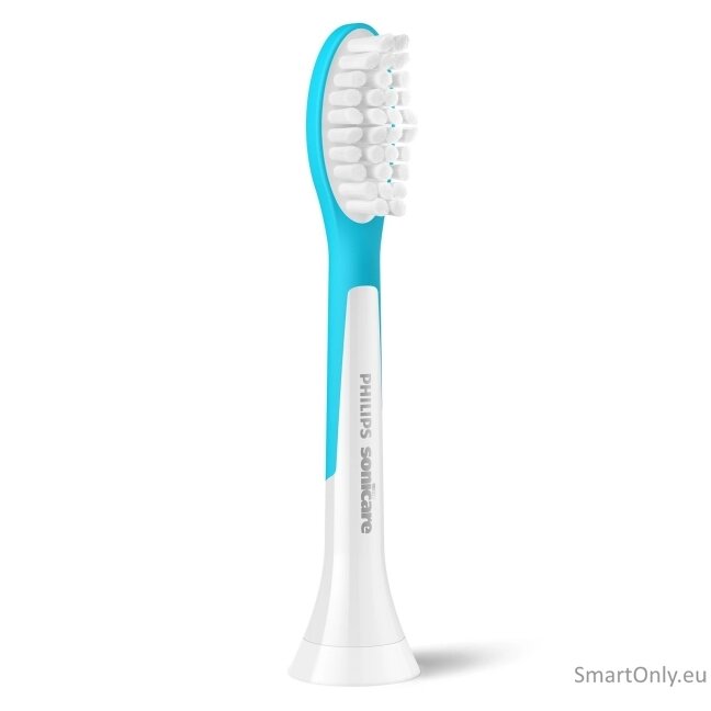 Philips Replacement brush heads | HX6044/90 Sonicare For Kids7+ | Heads | For kids | Number of brush heads included 4 | White/Blue 2 Philips Replacement brush heads | HX6044/90 Sonicare For Kids7+ | Heads | For kids | Number of brush heads included 4 | White/Blue 2