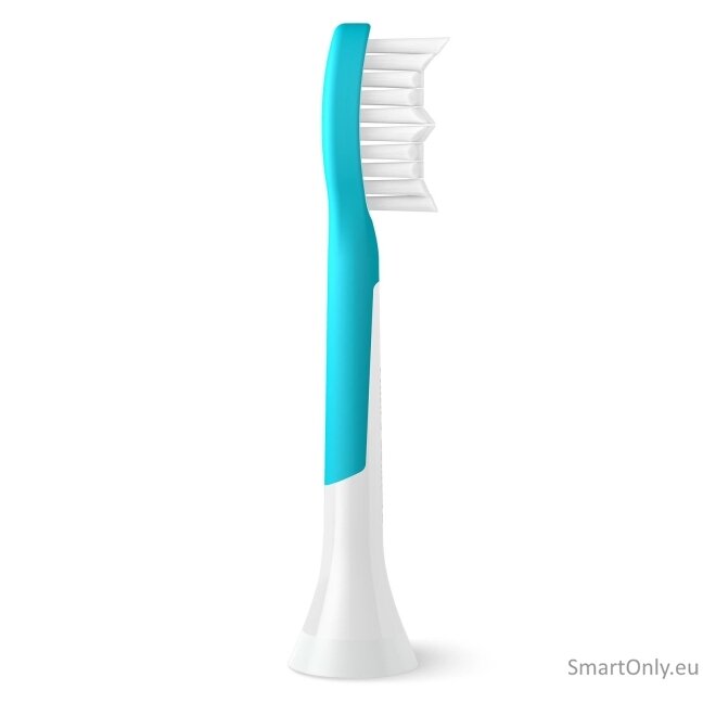 Philips Replacement brush heads | HX6044/90 Sonicare For Kids7+ | Heads | For kids | Number of brush heads included 4 | White/Blue 4