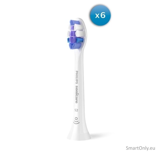 Philips Replacement brush heads | HX6056/87 Sonicare Sensitive | Heads | For adults | Number of brush heads included 6 | White Philips Replacement brush heads | HX6056/87 Sonicare Sensitive | Heads | For adults | Number of brush heads included 6 | White