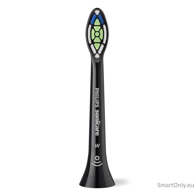Philips Replacement brush heads | HX6062/88 Sonicare Optimal White | Heads | For adults | Number of brush heads included 2 | Black 1 Philips Replacement brush heads | HX6062/88 Sonicare Optimal White | Heads | For adults | Number of brush heads included 2 | Black 1