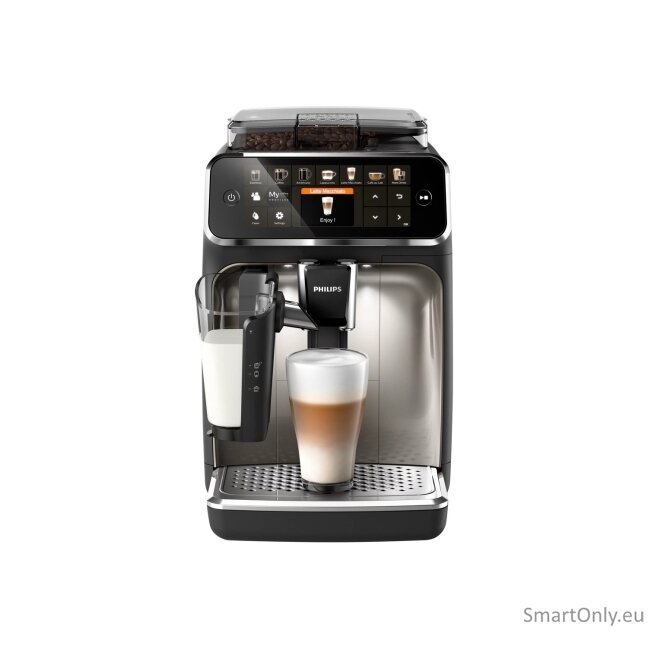 Philips | Series 5400 Coffee Maker | EP5447/90 | Pump pressure 15 bar | Built-in milk frother | Fully Automatic | 1500 W | Black 5 Philips | Series 5400 Coffee Maker | EP5447/90 | Pump pressure 15 bar | Built-in milk frother | Fully Automatic | 1500 W | Black 5