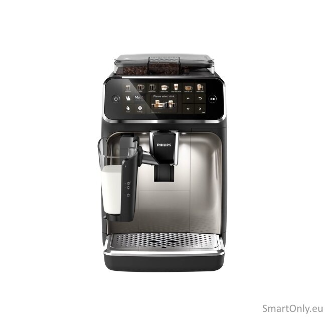 Philips | Series 5400 Coffee Maker | EP5447/90 | Pump pressure 15 bar | Built-in milk frother | Fully Automatic | 1500 W | Black 6 Philips | Series 5400 Coffee Maker | EP5447/90 | Pump pressure 15 bar | Built-in milk frother | Fully Automatic | 1500 W | Black 6