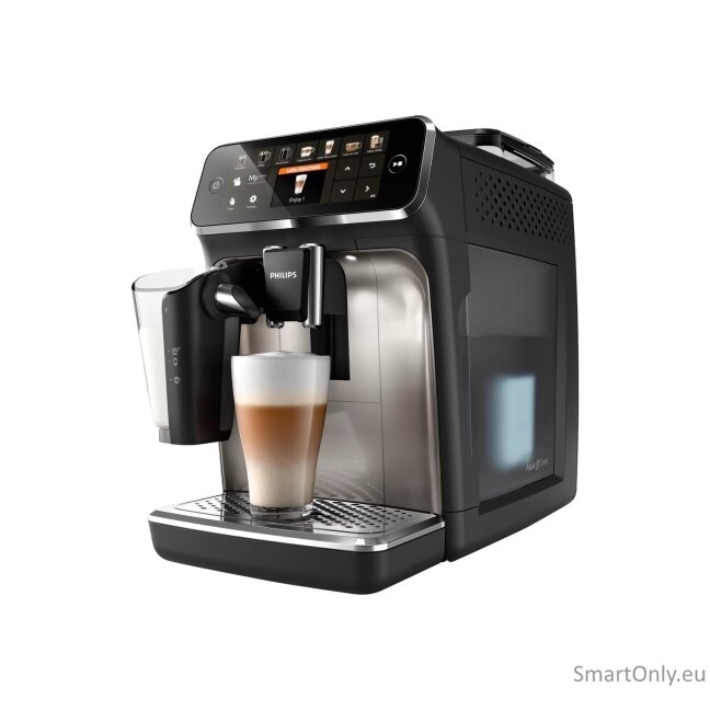 Philips | Series 5400 Coffee Maker | EP5447/90 | Pump pressure 15 bar | Built-in milk frother | Fully Automatic | 1500 W | Black 4