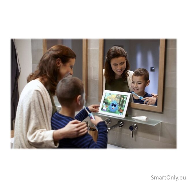 Philips Sonic Electric toothbrush HX6322/04 For kids, Rechargeable, Sonic technology, Teeth brushing modes 2, Number of brush heads included 2, Aqua 14 Philips Sonic Electric toothbrush HX6322/04 For kids, Rechargeable, Sonic technology, Teeth brushing modes 2, Number of brush heads included 2, Aqua 14