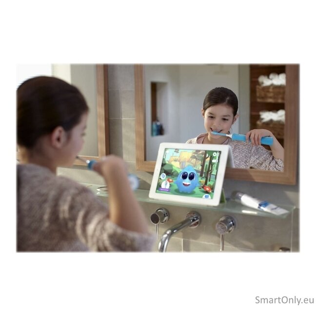 Philips Sonic Electric toothbrush  HX6322/04 For kids, Rechargeable, Sonic technology, Teeth brushing modes 2, Number of brush heads included 2, Aqua 15