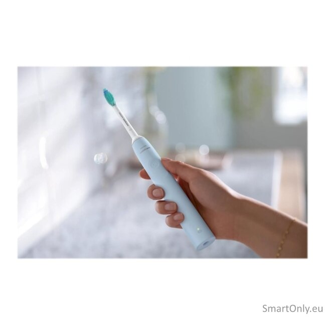 Philips Sonicare Electric Toothbrush HX3651/12 Rechargeable For adults Number of brush heads included 1 Number of teeth brushing modes 1 Sonic technology Light Blue 4