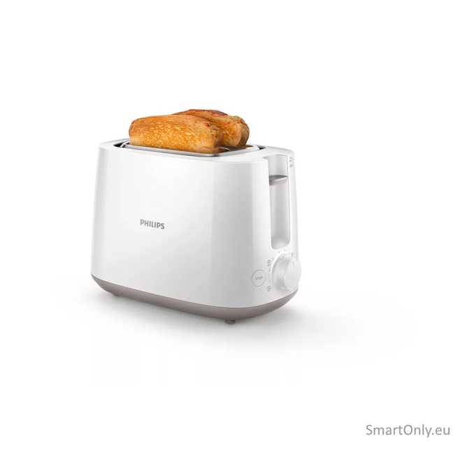 Philips | Toaster | HD2581/00 Daily Collection | Power 760-900 W | Number of slots 2 | Housing material Plastic | White 1 Philips | Toaster | HD2581/00 Daily Collection | Power 760-900 W | Number of slots 2 | Housing material Plastic | White 1