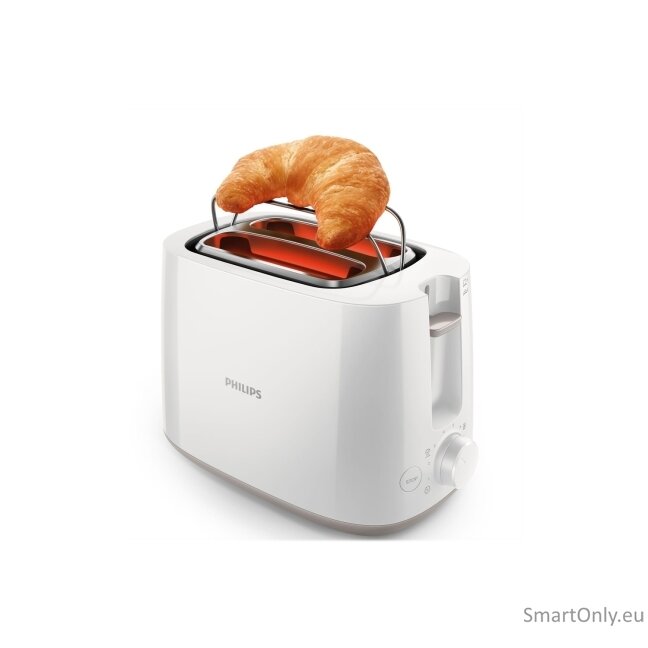 Philips | Toaster | HD2581/00 Daily Collection | Power 760-900 W | Number of slots 2 | Housing material Plastic | White 8 Philips | Toaster | HD2581/00 Daily Collection | Power 760-900 W | Number of slots 2 | Housing material Plastic | White 8