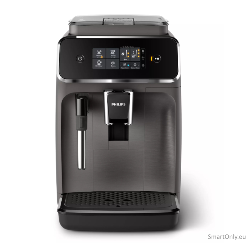 Philips | Espresso Coffee Maker | EP2224/10 | Pump pressure 15 bar | Built-in milk frother | Fully automatic | Kashmir Gray 1