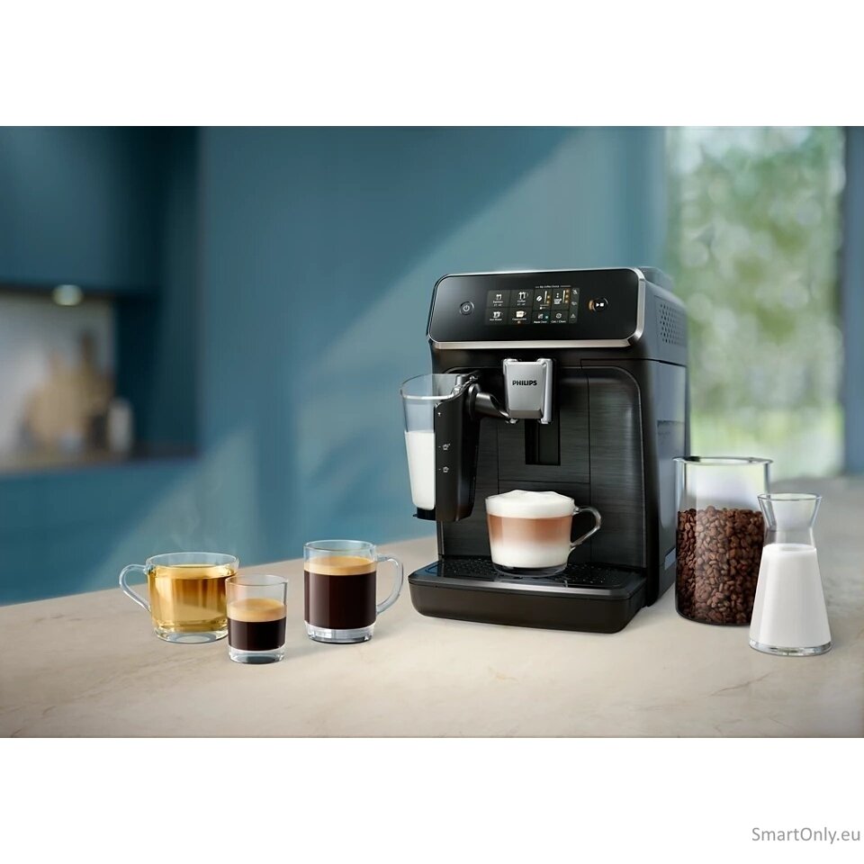Philips Coffee Maker | EP2330/10	2300 series | Pump pressure 15 bar | Built-in milk frother | Fully Automatic | Black 5