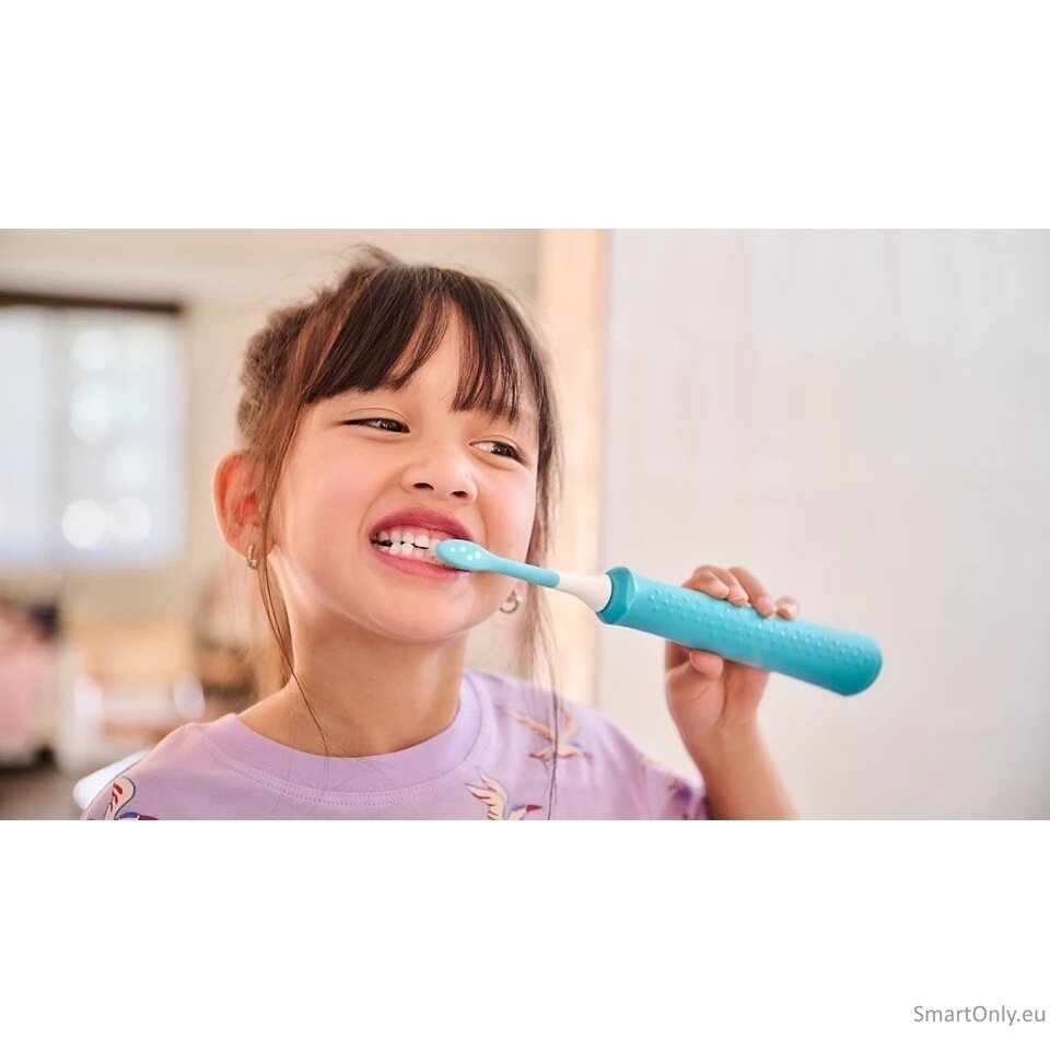 Philips Replacement brush heads | HX6044/90 Sonicare For Kids7+ | Heads | For kids | Number of brush heads included 4 | White/Blue 5 Philips Replacement brush heads | HX6044/90 Sonicare For Kids7+ | Heads | For kids | Number of brush heads included 4 | White/Blue 5