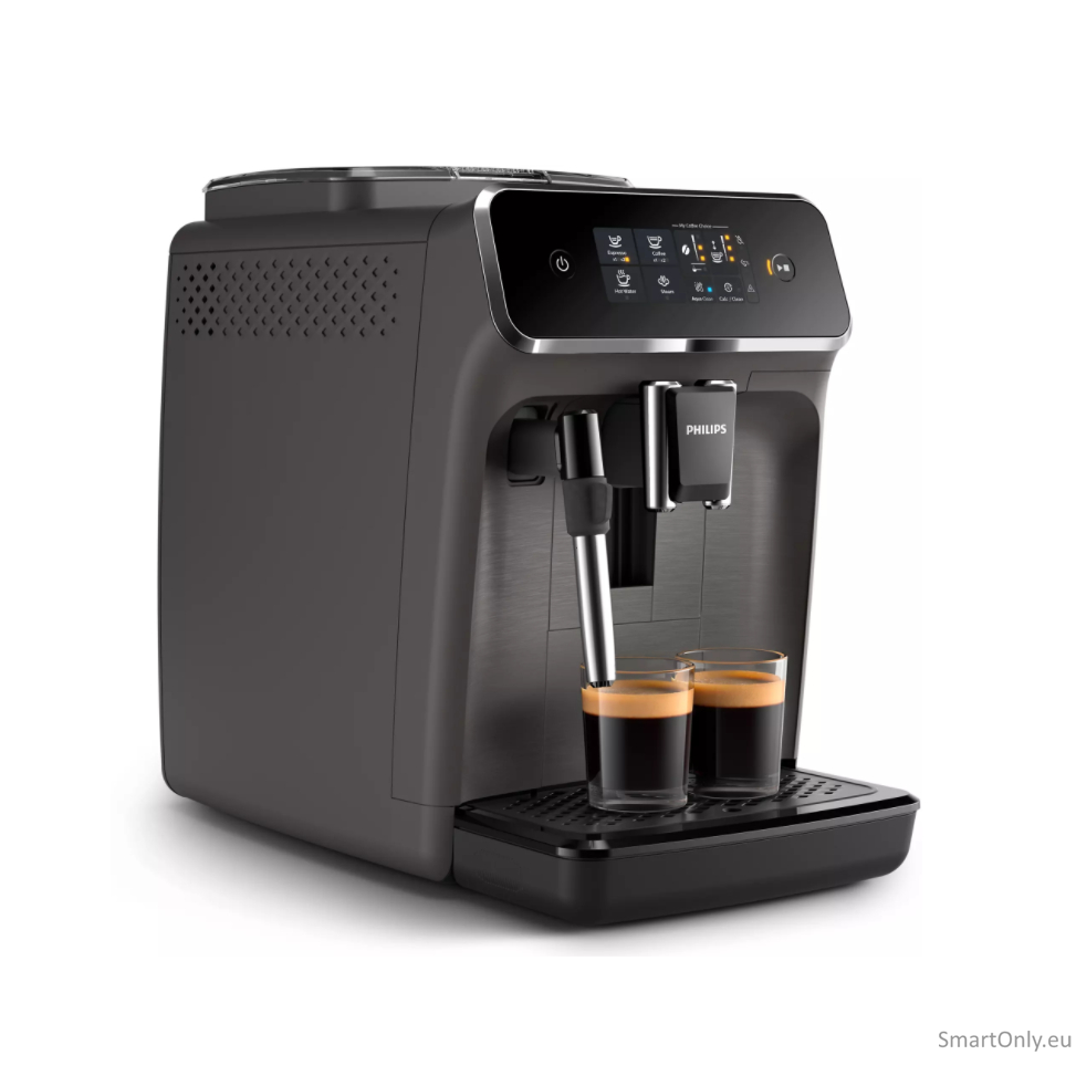Philips | Espresso Coffee Maker | EP2224/10 | Pump pressure 15 bar | Built-in milk frother | Fully automatic | Kashmir Gray 2 Philips | Espresso Coffee Maker | EP2224/10 | Pump pressure 15 bar | Built-in milk frother | Fully automatic | Kashmir Gray 2