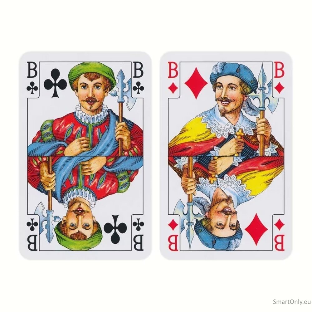 Piatnik Bridge - Poker - Whist kortų kaladė 1 vnt. (žalia arba ruda) 3