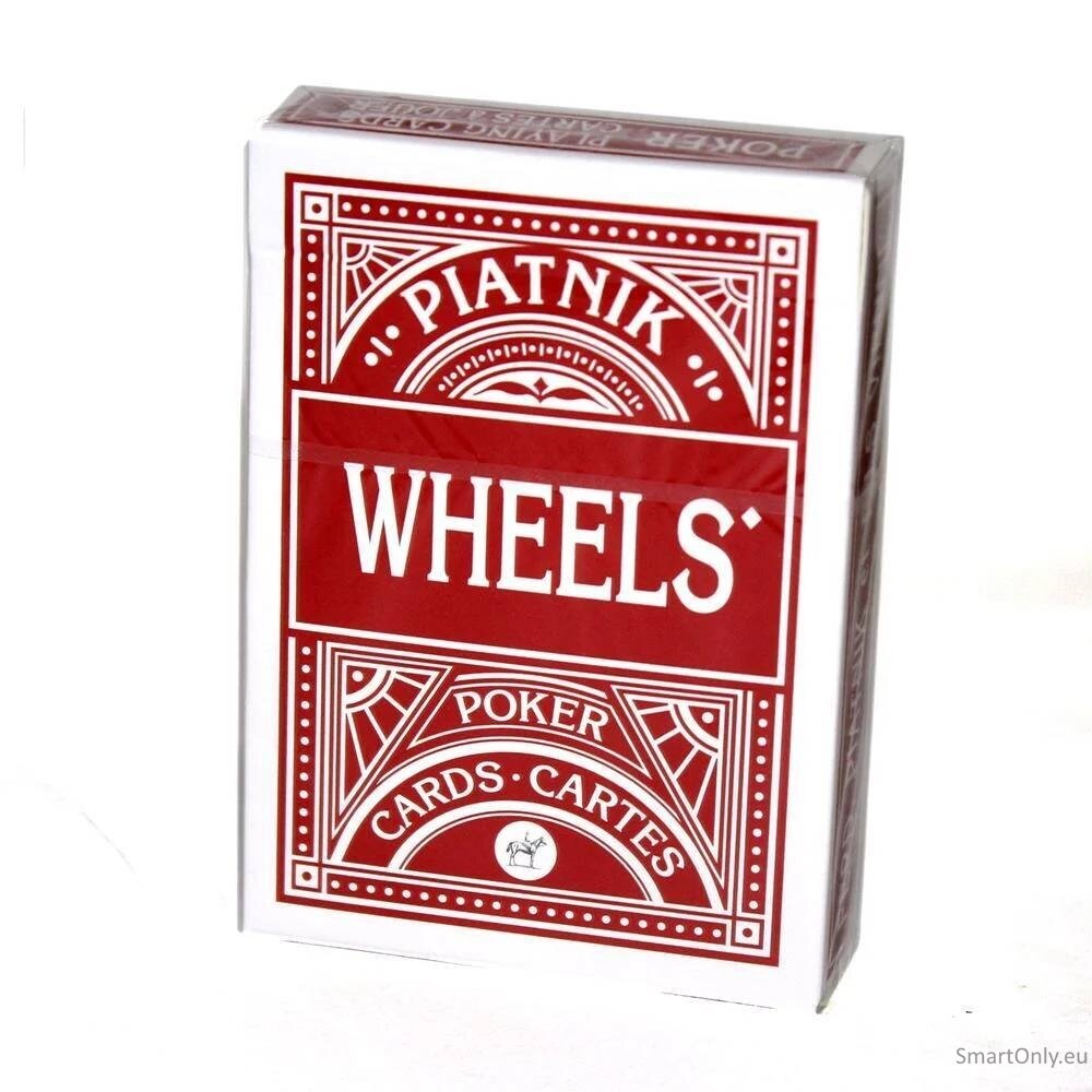 Piatnik Wheels pokerio kortų kaladė 1 vnt. (raudona arba mėlyna) 2 Piatnik Wheels pokerio kortų kaladė 1 vnt. (raudona arba mėlyna) 2