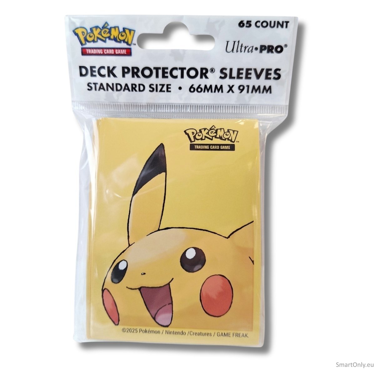 Pikachu Standard apsauginės kortų įmautės (65 kortoms) Pokémon Ultra Pro
