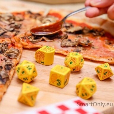 Pizza Margherita RPG kauliukų rinkinys Q WORKSHOP