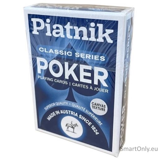 Piatnik Classic Series 4 Index Pokerio kortos 1 vnt. (raudonos arba mėlynos) 1