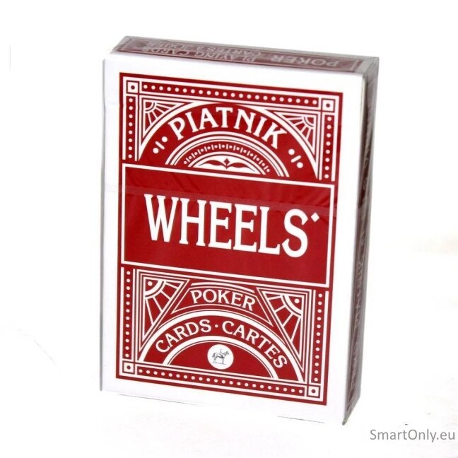 Piatnik Wheels pokerio kortų kaladė 1 vnt. (raudona arba mėlyna) 2 Piatnik Wheels pokerio kortų kaladė 1 vnt. (raudona arba mėlyna) 2