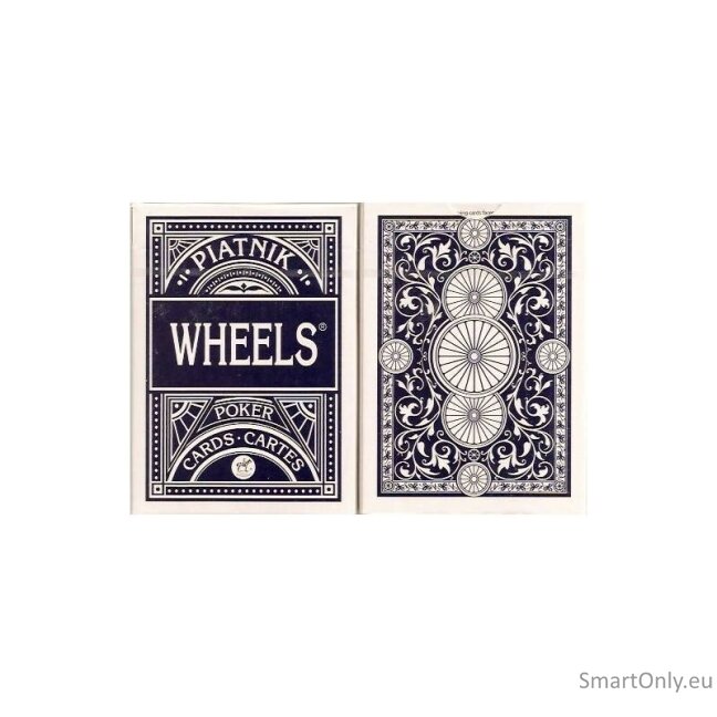 Piatnik Wheels pokerio kortų kaladė 1 vnt. (raudona arba mėlyna) 3