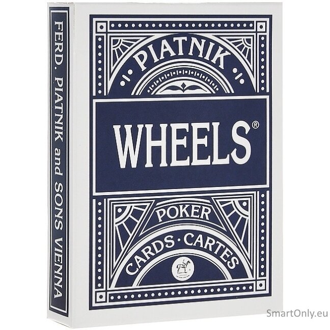 Piatnik Wheels pokerio kortų kaladė 1 vnt. (raudona arba mėlyna) 4