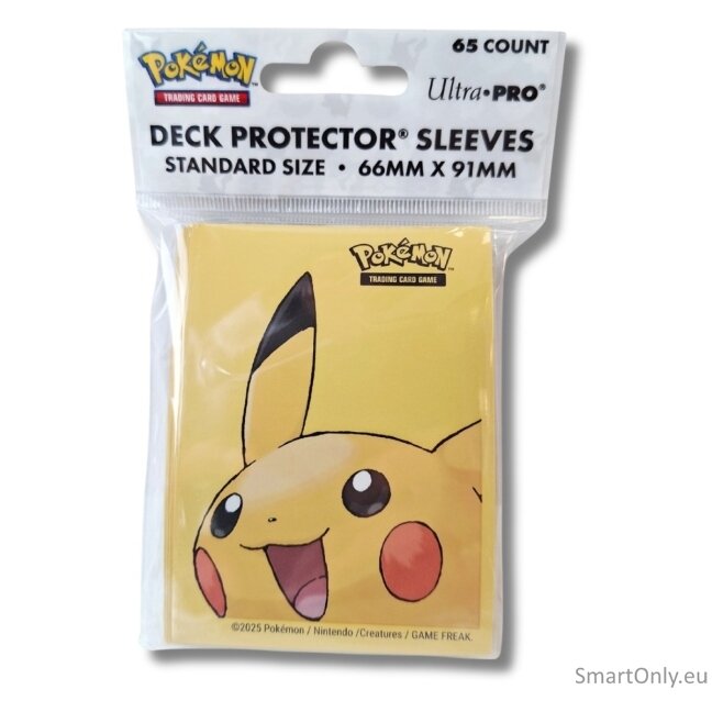 Pikachu Standard apsauginės kortų įmautės (65 kortoms) Pokémon Ultra Pro Pikachu Standard apsauginės kortų įmautės (65 kortoms) Pokémon Ultra Pro