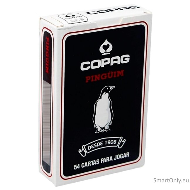 Pinguim bridžo kortos (juodos) Copag 1
